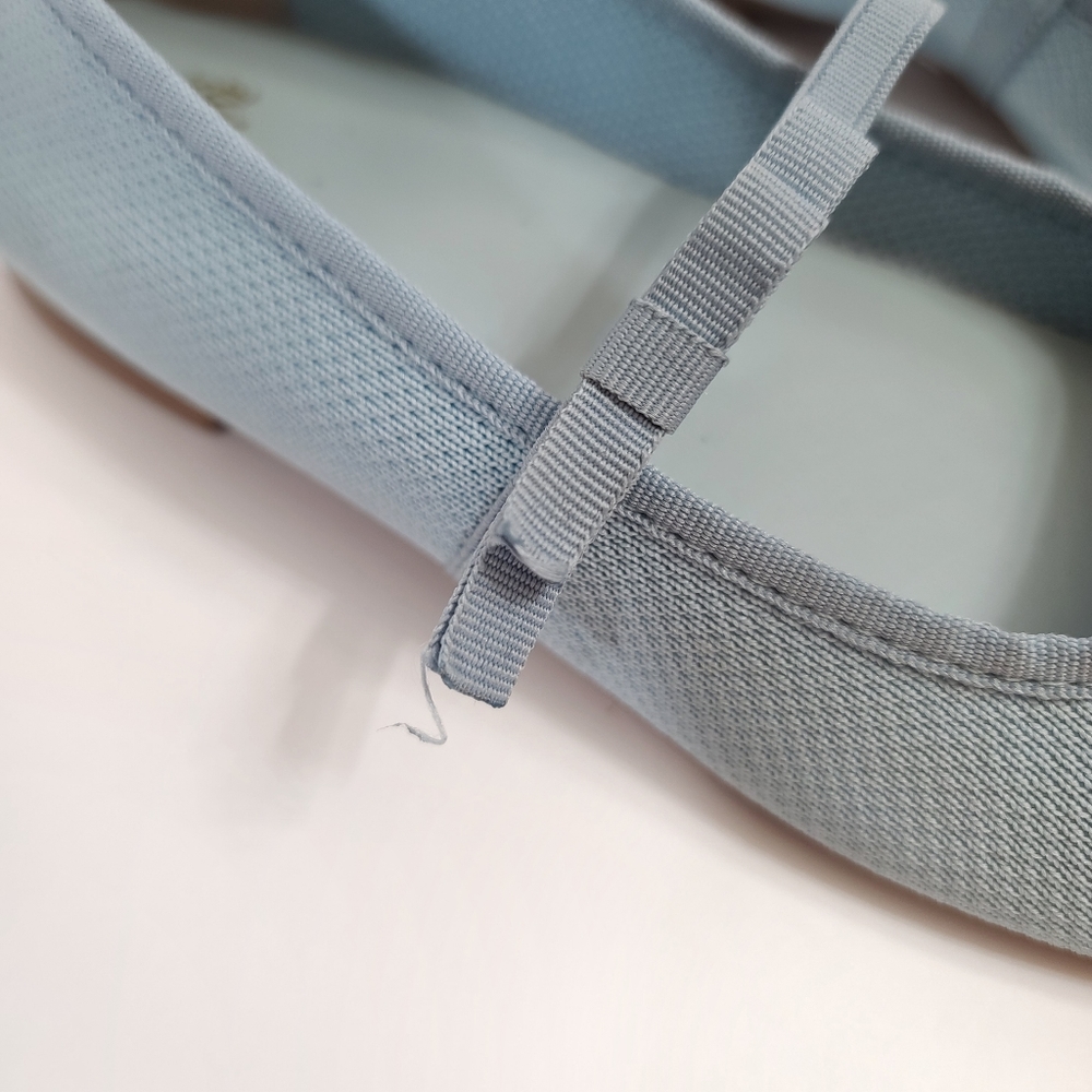 Frances Valentine | Jude Mary Jane Knit Flat Light Blue Size 7 - Picture 6 of 13